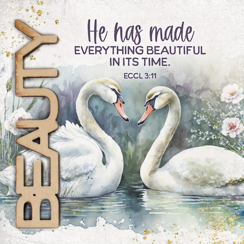 Magnet-Crafted Remindables-Beauty-He Has Made (3.5" SQ) by Dexsa