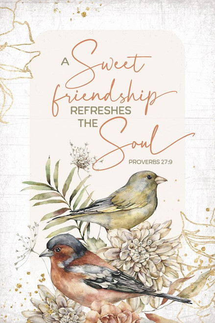 Wall Plaque-Mini Blessings-A Sweet Friendship (4" x 6") by Dexsa