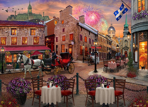 Jigsaw Puzzle-Old Montreal (1000 Pieces) by Vermont Christmas