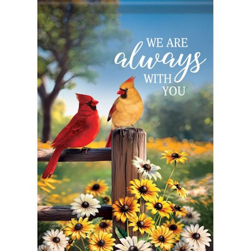 Flag-Garden-Dura Soft-Always With You (12.5" x 18") by Carson Home Accent