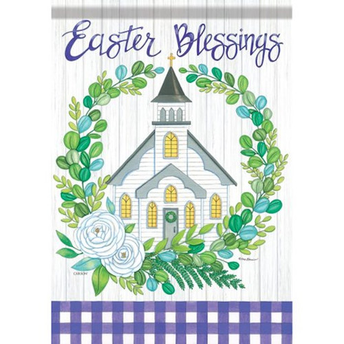 Flag-Garden-Dura Soft-Easter Blessings (12.5" x 18") by Easter