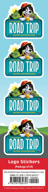 VBS-Road Trip: Logo Stickers (Pack Of 24) (2025) by Cokesbury