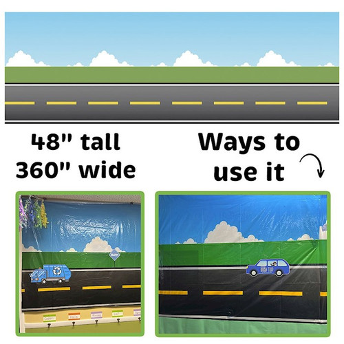 VBS-Road Trip: Wall Background (2025) by Cokesbury