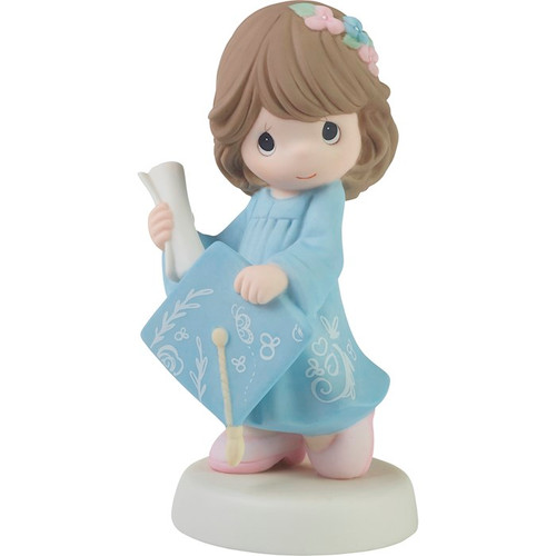 Figurine-The Future Belongs To You/Brunette (5.75") by Precious Moments