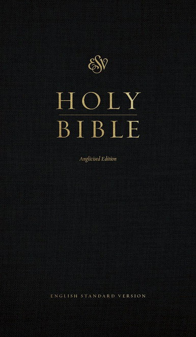 ESV Church Bible (Anglicised Edition)-Black Hardcover by English Standard V