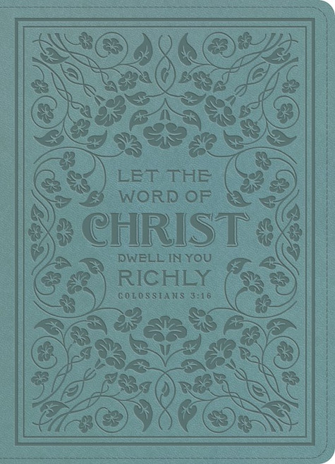 ESV Illuminated Bible-Art Journaling Edition-Paris Sky Colossians 3:16 Design Trutone by English Standard V