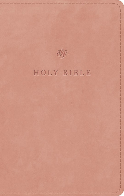 ESV Large Print Personal Size Bible-Blush Rose TruTone by English Standard V