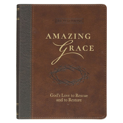 Amazing Grace: Devotional-Faux Leather by Christian Art Gift