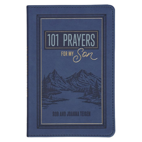 Devotional Gift Book-101 Prayers for My Son-Faux Leather by Christian Art Gift
