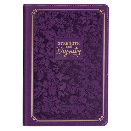Journal Classic-Strength & Dignity Prov 31:25-Purple by Christian Art Gift