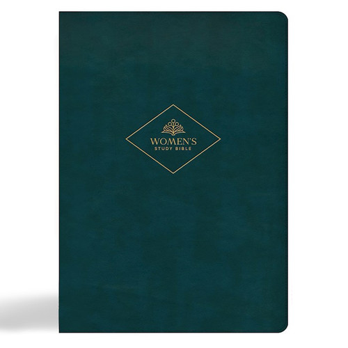 CSB Women's Study Bible-Peacock LeatherTouch by CSB Bibles By Holm