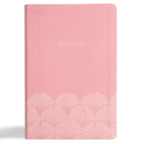 NASB 2020 Large Print Thinline Bible (Value Edition)-Soft Pink LeatherTouch by Holman Bible
