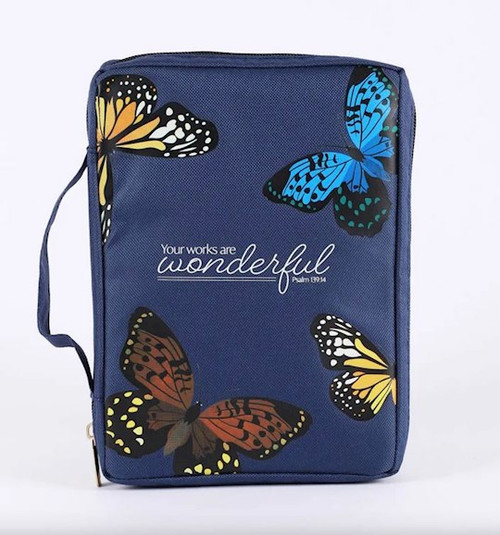 Bible Cover-Butterflies/Wonderful-Medium by Swanson