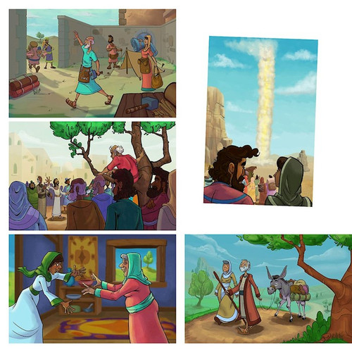 VBS-Road Trip: Bible Story Poster Pack (2025) by Cokesbury