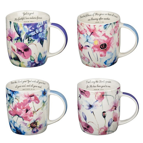 Mug Set-Seeds Of Love (Set Of 4) (MUGS03) by Christian Art Gift