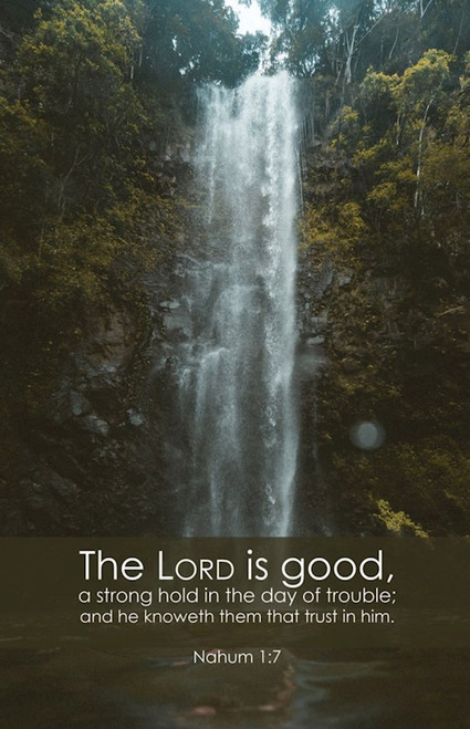 Bulletin-Lord Is Good/A Strong Hold In The Day Of Trouble... (Pack Of 100) by Broadman & Holman