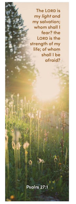 Bookmark-The Lord Is My Light And My Salvation... (Psalm 27:1) (Pack Of 25) by Broadman & Holman