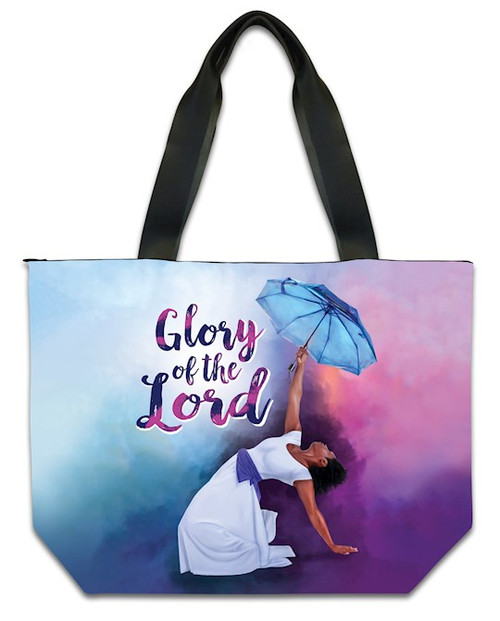 Canvas Handbag-Glory Of The Lord by African American E