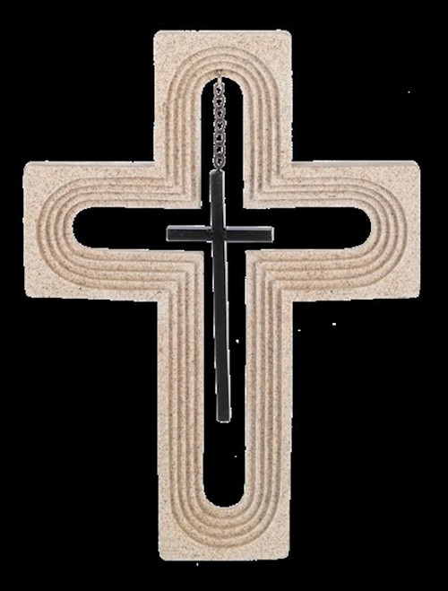 Wall Plaque-Cutout Cross (7" x 10.25") by Ganz