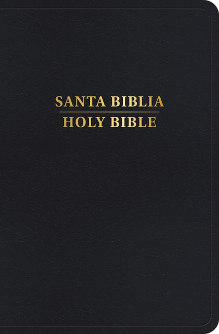 RVR 1960/KJV Biblia Bilingue Tamano Personal (Personal Size Bilingual Bible)-Black Imitation Leather Indexed by B&H Espa±ol