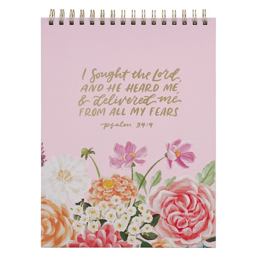 Wirebound Notepad-I Sought the Lord Ps. 34:4 by Christian Art Gift