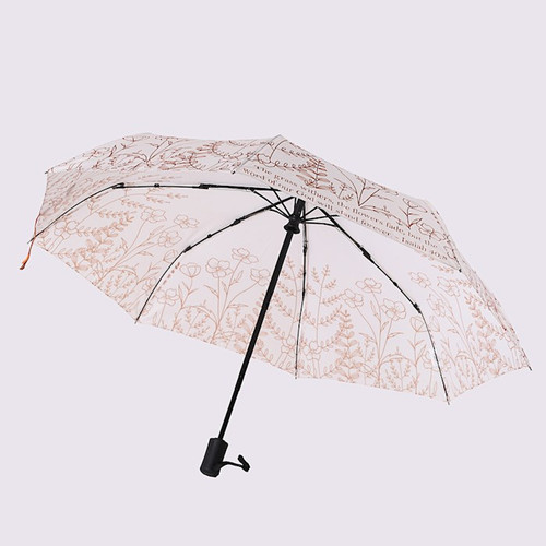 Umbrella-Compact-Isaiah 40:8-Tan by Swanson