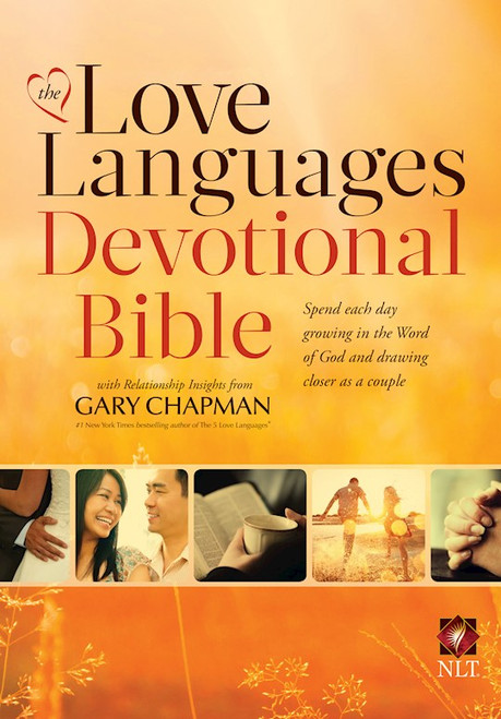 NLT Love Languages Devotional Bible-Hardcover by Chapman Gary