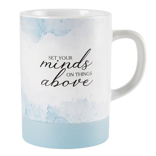 Mug-Signature-Set Your Minds On Things Above... (Col. 3:2) (17 oz) by Heartfelt