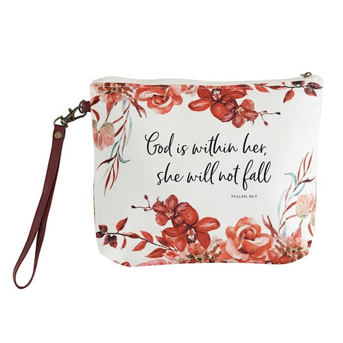 Wristlet-God Is Within Her She Will Not Fall (Ps. 46:5) (8" x 5") by Mother's Day