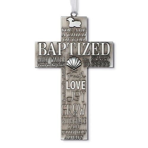 Word Wall Cross-Baptism (7.5") by Caroline Collectio