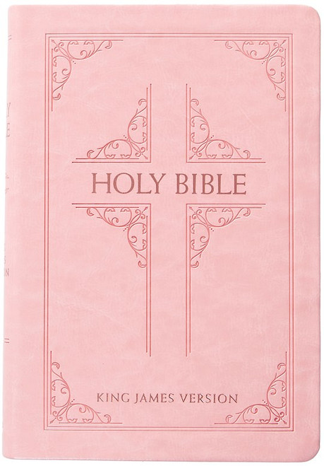 KJV Giant Print Bible-Blush Imitation Leather by Broadstreet Publis