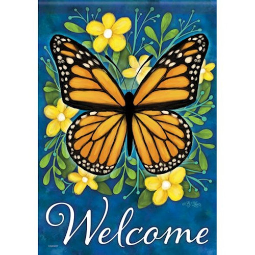 Flag-Garden-Dura Soft-Monarch Morning (12.5" x 18") by Carson Home Accent