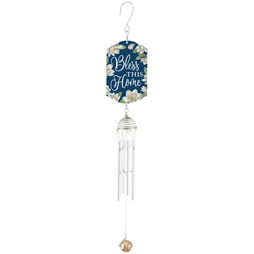 Wind Chime-Picture Perfect-Bless This Home/Magnolia Home (18") by Carson Home Accent