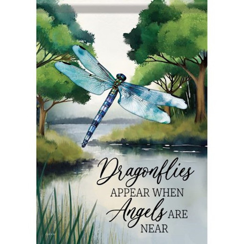 Flag-Garden-Dura Soft-Dragonflies Appear (12.5" x 18") by Carson Home Accent