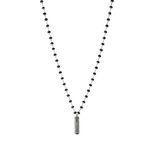 Necklace-Prayer Box Butterfly Tag-Silver (30"L) by Roman Inc