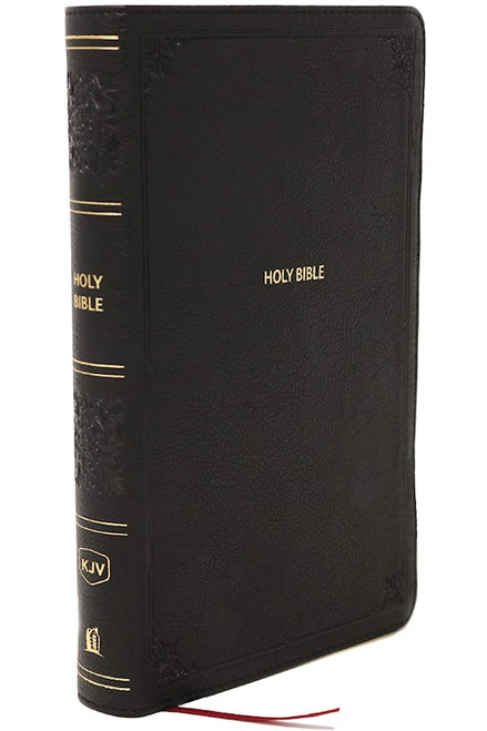 KJV Giant Print Reference Bible (Comfort Print)-Black Leathersoft Indexed by Nelson Bibles