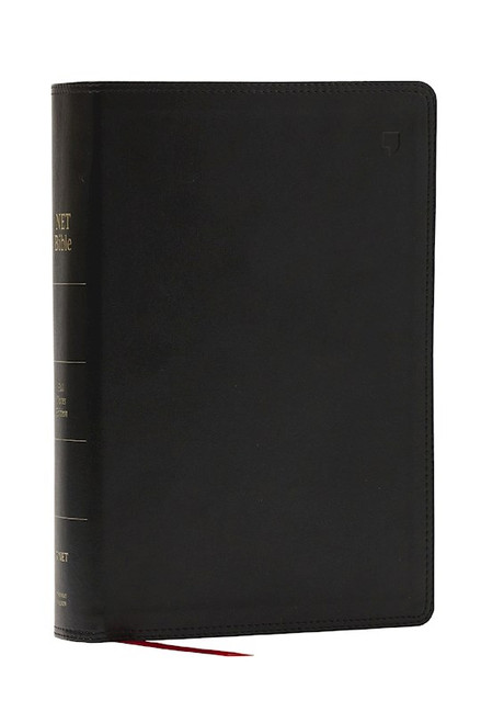 NET Bible Full Notes Edition (Comfort Print)-Black Leathersoft Indexed by Nelson Bibles