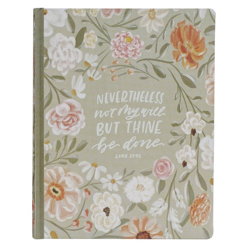 KJV Note-taking Bible-Large Print-Your Will Be Done Luke 22:42-Hardcover by Christian Art Gift