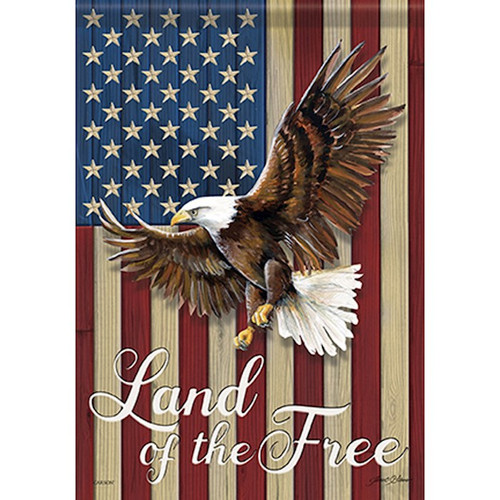 Flag-Durasoft-Garden-Land Of The Free (13 x 18) by Patriotic