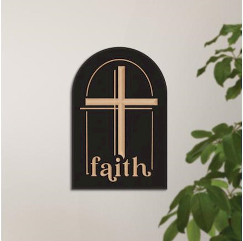 Ornate Decor-Faith (10" x 14.75") by P Graham Dunn
