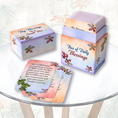 Box Of Daily Blessings (100 Cards) (#8244) by Holy Land Gifts