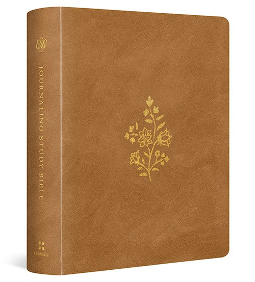 ESV Journaling Study Bible-Nubuck Caramel TruTone by English Standard V