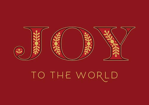 Boxed Cards: Joy to the World