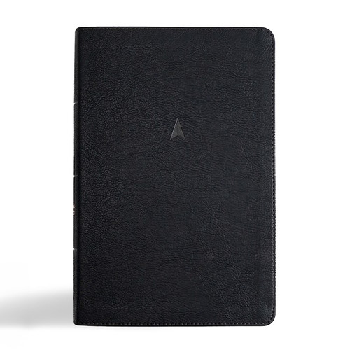 CSB Men's Daily Bible-Black LeatherTouch by Wolgemuth Robert