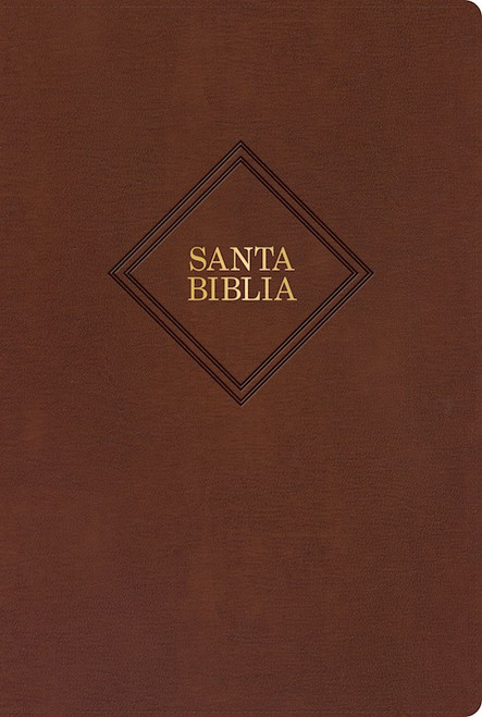 RVR 1960 Biblia Letra Gigante (Giant Print Bible)-Brown Bonded Leather Indexed by B&H Espa±ol