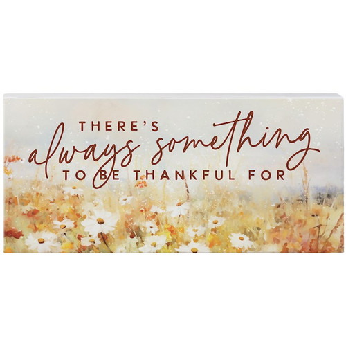 Wall Decor-Always Something/Fall (12" x 5.5") by Sincere Surroundin