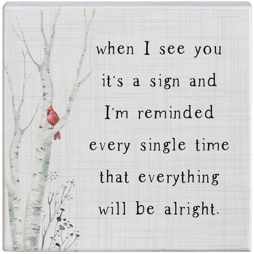 Small Talk Square-When I See (5.25" x 5.25") by Christmas