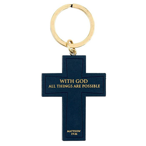 Keychain-With God All Things Are Possible (Matthew 19:26) by Heartfelt
