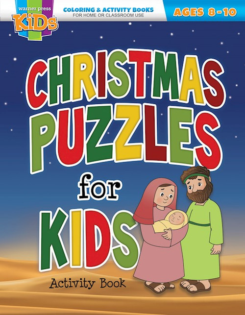 Christmas Puzzles For Kids Coloring & Activity Book (Ages 8-10) by Warner Press Kids