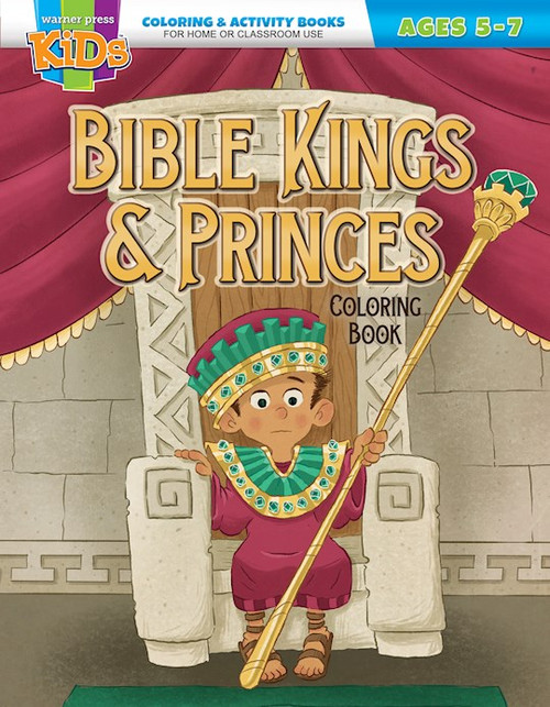Bible Kings And Princes Coloring & Activity Book (Ages 5-7) by Warner Press Kids
